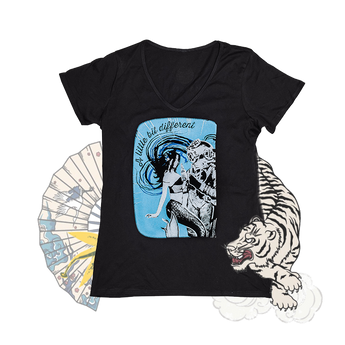 Mermaid t-shirts v-neck